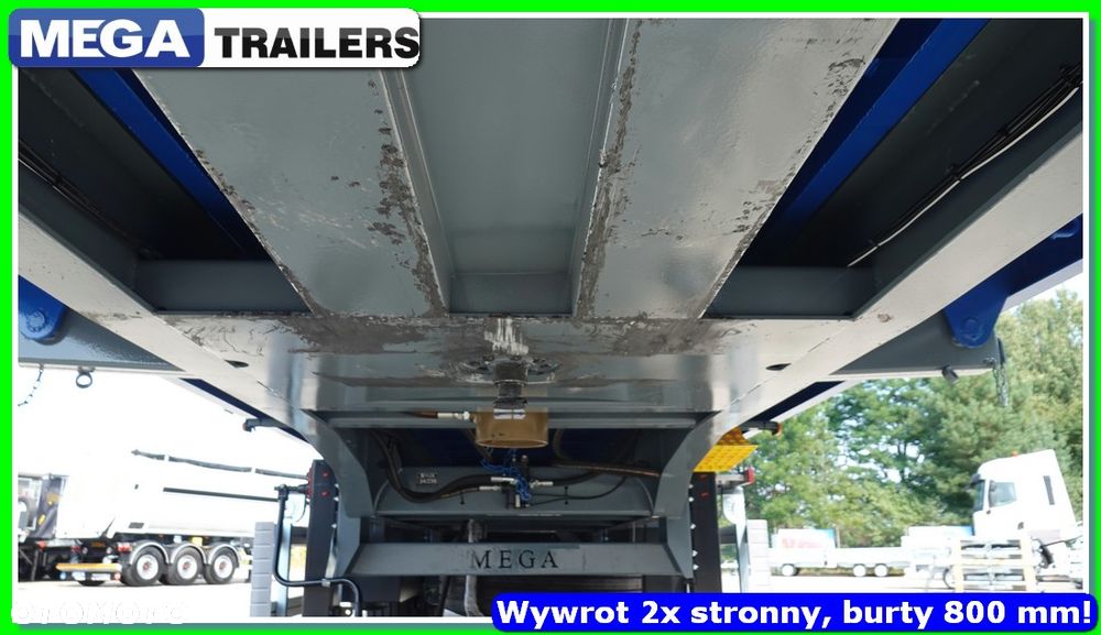 Mega 25 m³ wywrotka - platforma, 2-stronna, HARDOX 450 !!! - 35