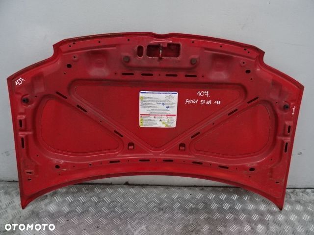 MASKA POKRYWA SILNIKA FIAT PANDA II LAK:199 03-06 HB 5D NR107 - 11