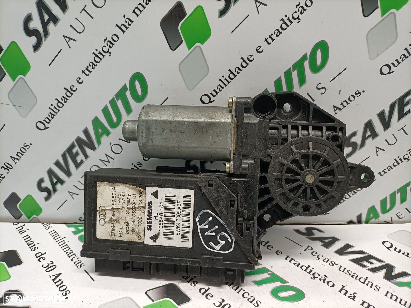 Motor Elevador Trás Direito Audi A4 (8E2, B6) - 2