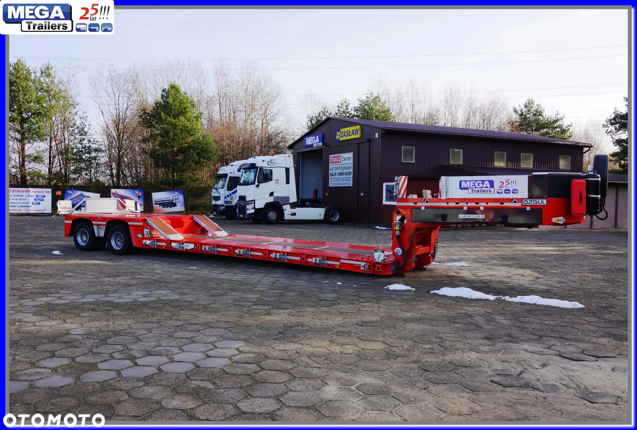 Mega Hydrauliczna Łabędzia Szyja, pokład 650 + 575 cm rozciągu, 2 osie, DMC 46 Ton ! - 40