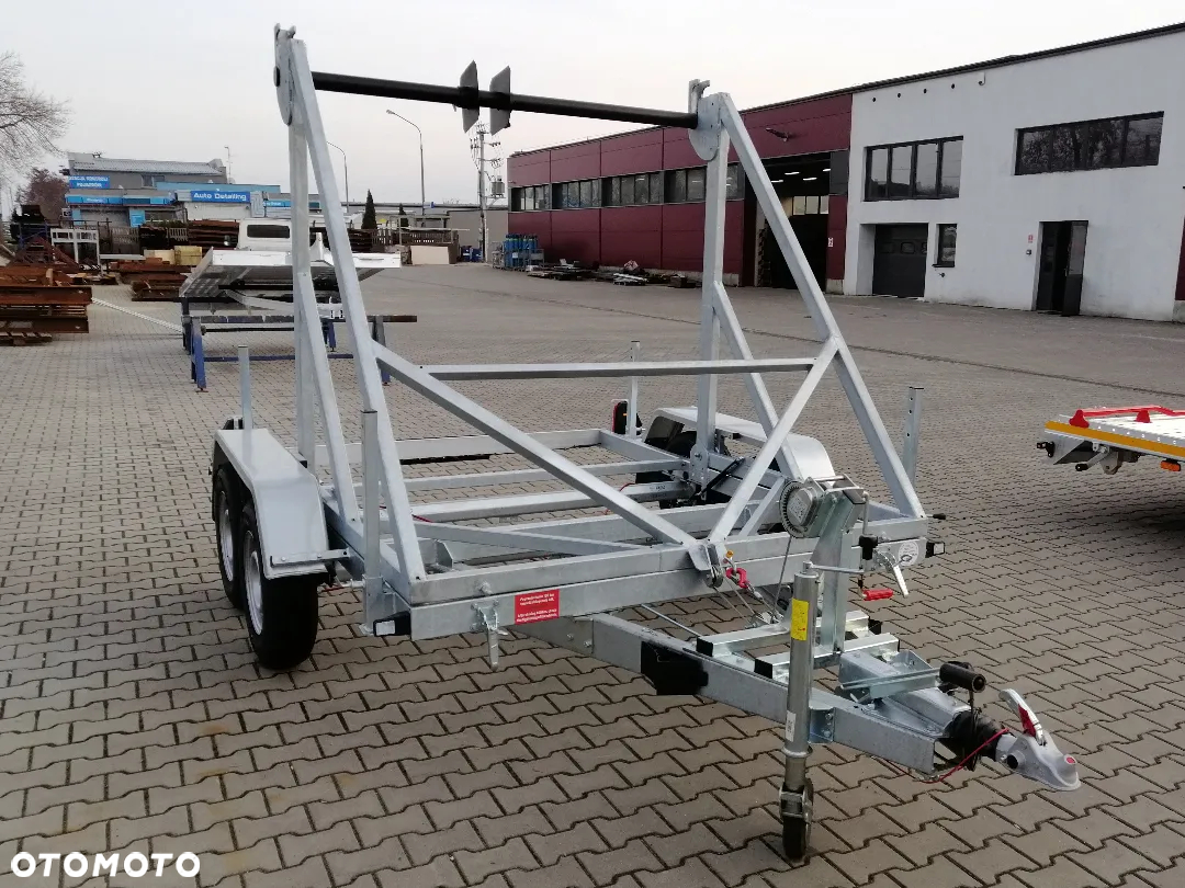 Besttrailers Przyczepa kablowa DMC 2700 kg K14" dwie osie - 2