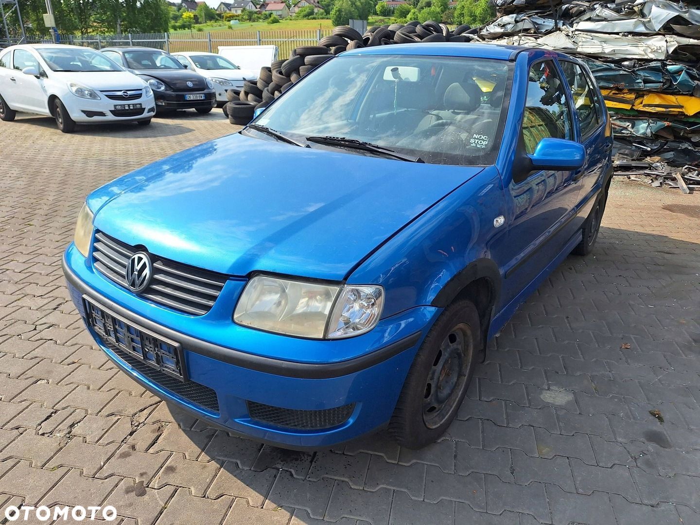 Volkswagen Polo 3 III 6N 6N2 6NB LIFT 99-01 MANUALNE LUSTERKO LEWE LA5M - 1