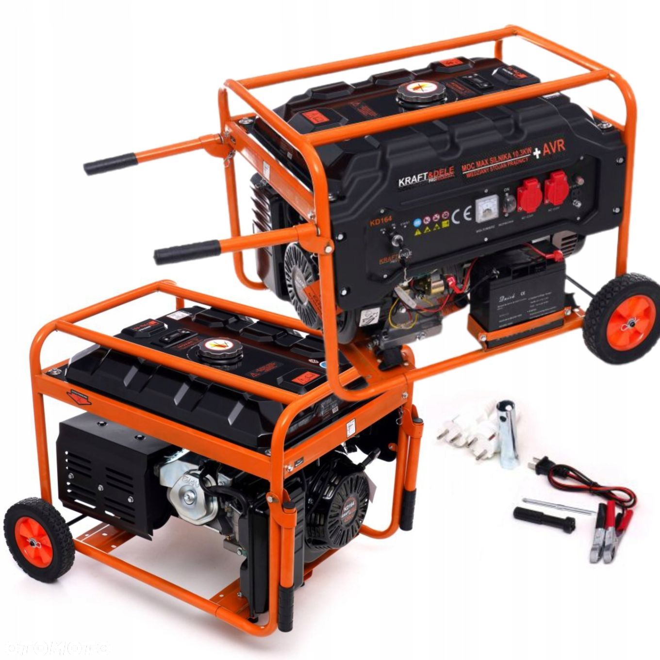 AGREGAT PRĄDOTWÓRCZY GENERATOR PRĄDU 5500W 230V 1FAZOWY ROZRUCH ELEKTRYCZNY - 1