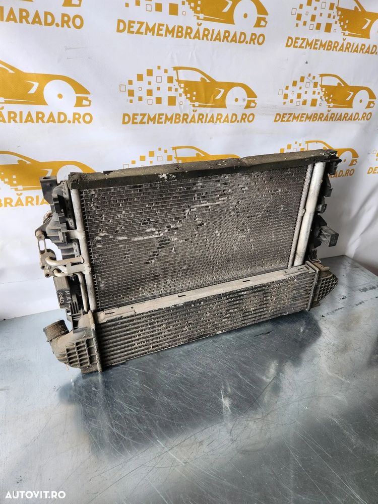 Grup Radiatoare Radiator Apa Clima Intercooler Termocupla Electroventilator Ford Mondeo Mk4 1.8 Tdc - 4