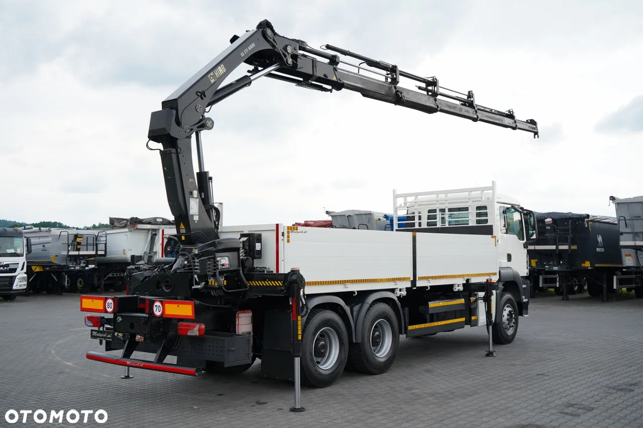 MAN TGS 26.360 / 6X4 / SKRZYNIOWY 6.5 M + HDS HIAB  211 EP-5 / MAX UDŹWIG: 6 900  KG / STEROWANIE RADIOWE / ROTATOR / MANUAL / EURO 6 - 5