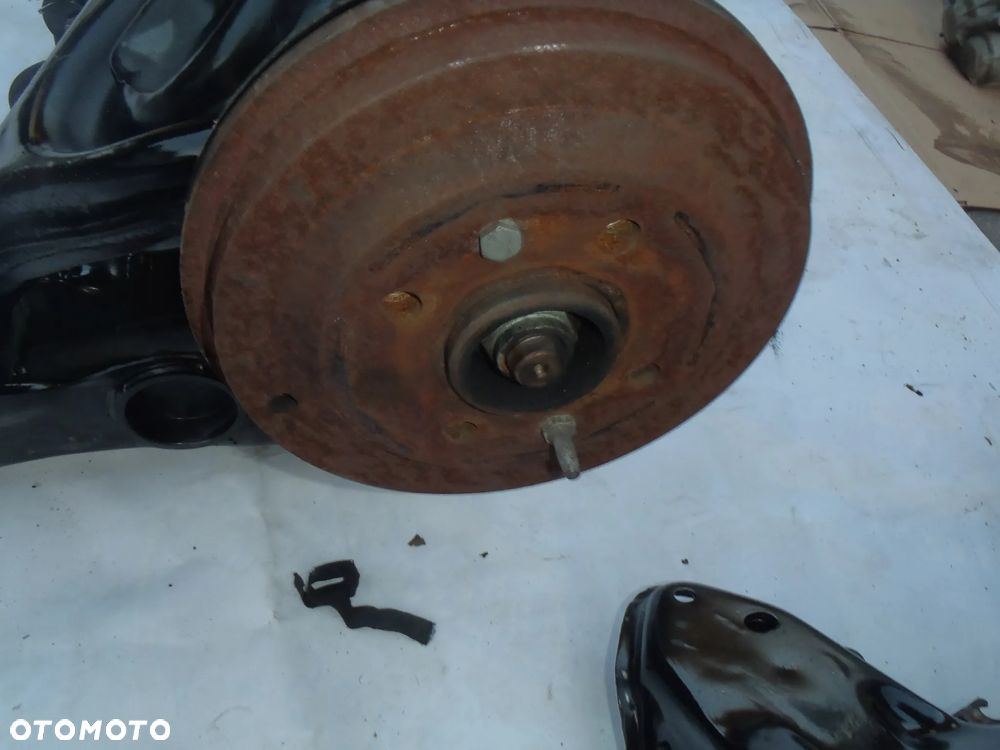 belka wahacz zawieszenie tylne amortyzator sprężyna łożyska bębny okładzinytył tylna zawieszenie wózek fiat seicento 600 cinQuecento 2010r jak nowe nie po regeneracji ! - 20