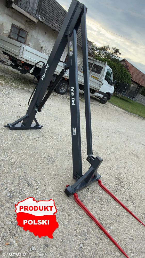 OKAZJA! Ładowacz Do Bel Hydrauliczny z samopoziomem mechanicznym TUZ ładowacz do bel na tył ciągnika-widły do bel chwytak do bel-DOSTAWA POLSKA - 7