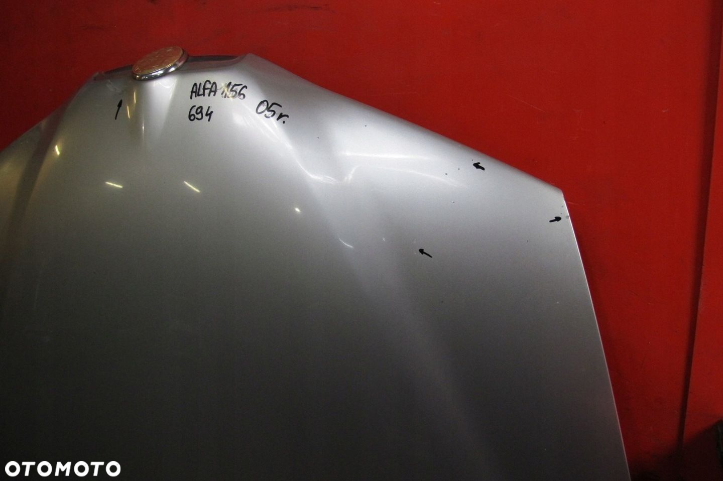 ALFA ROMEO 156 LIFT FL 03-06 GRIGIO STERLING MASKA POKRYWA SILNIKA 694 - 9