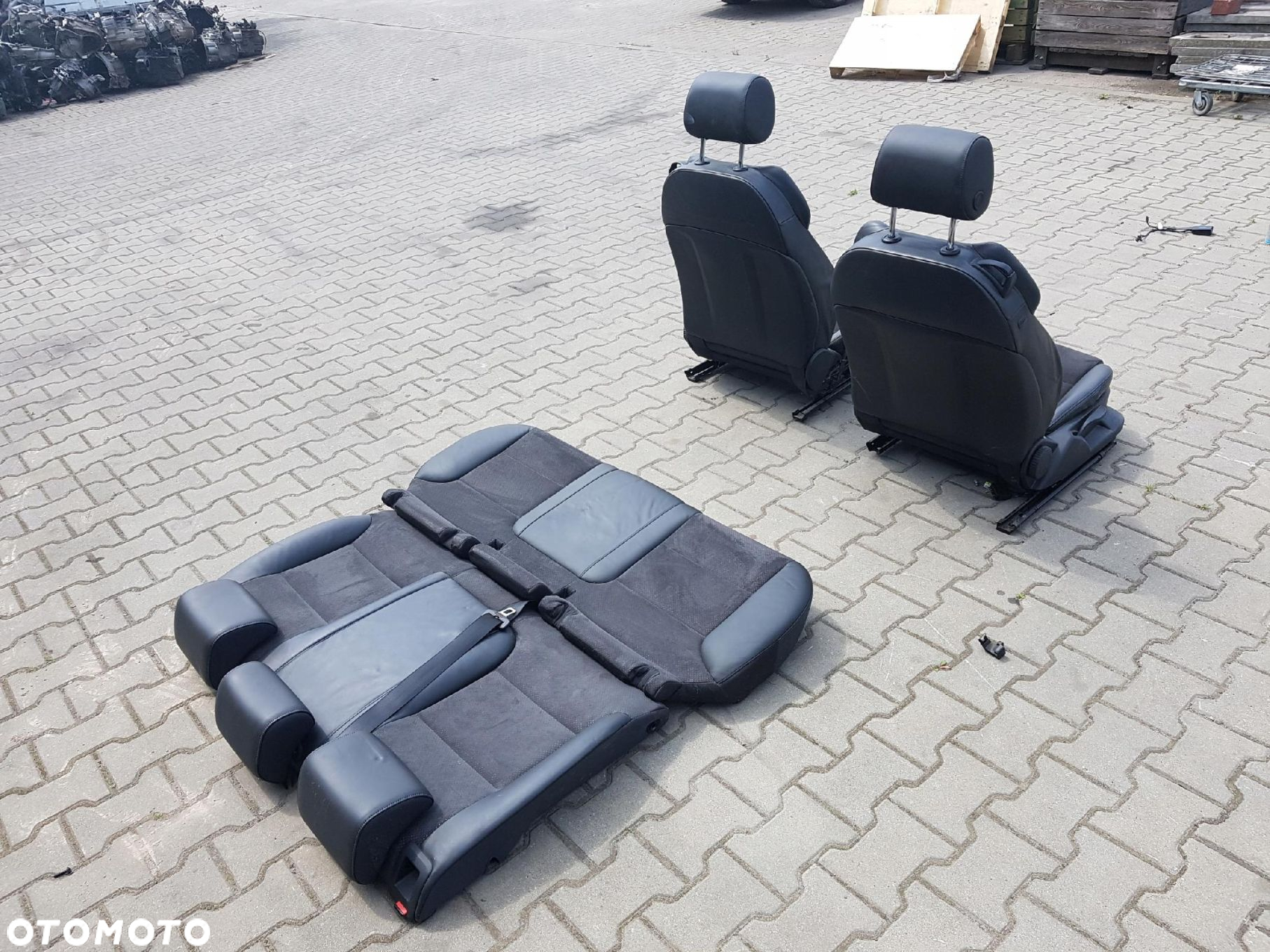 AUDI A3 8P 04-12r S-LINE FOTELE PÓŁSKÓRY KANAPA 3D - 6