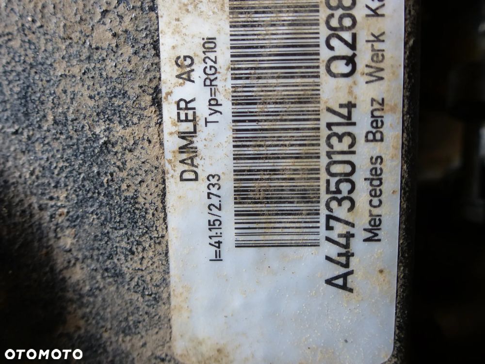 DYFER MOST MERCEDES VITO VIANO 447 2.0 2.2 CDI 41;15 44;15  gwa!!!! - 2