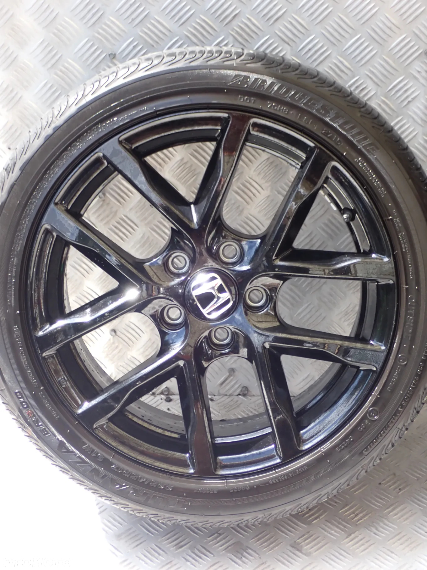 KOŁA FELGI ALUMINIOWE HONDA 7,5JX17  ET 50  5X114,3 Z OPONAMI LATO 225/45/17 2800 ZŁ - 4