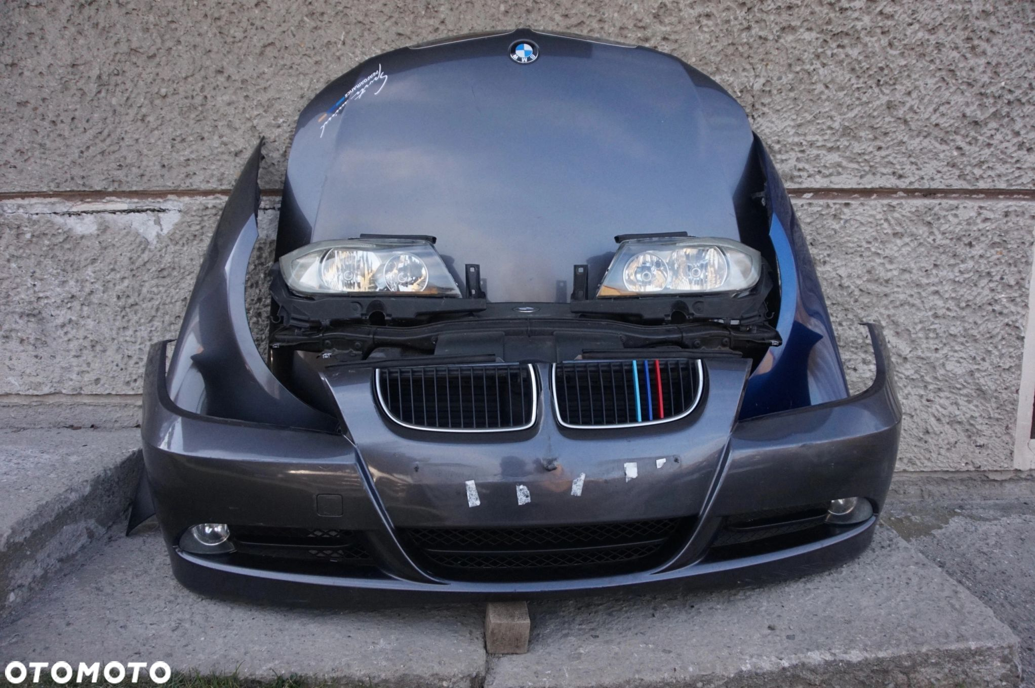 ZDERZAK MASKA BŁOTNIK KOMPLETNY PRZÓD BMW 3 E90 E91 - 2