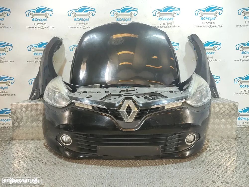 Frente Completa Renault Clio 4 IV - Fase 1 - Capot | Capo | Parachoque | Parachoques | Guarda Lamas | Lama | Radiador | Ventilador | Reforço | - 2