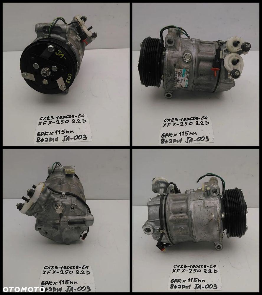 HONDA JAGUAR LAND ROVER RANGE ROVER SPRĘŻARKA KOMPRESOR KLIMATYZACJI - 11