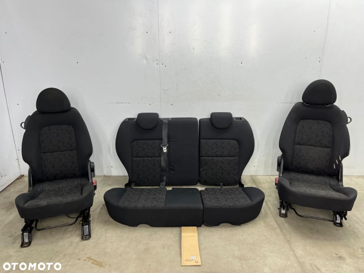 Fotele Mitsubishi Colt VI 6 Z30 3Drzwi 04-12r. kanapa tylna KOMPLET europa kolor 56d - 1