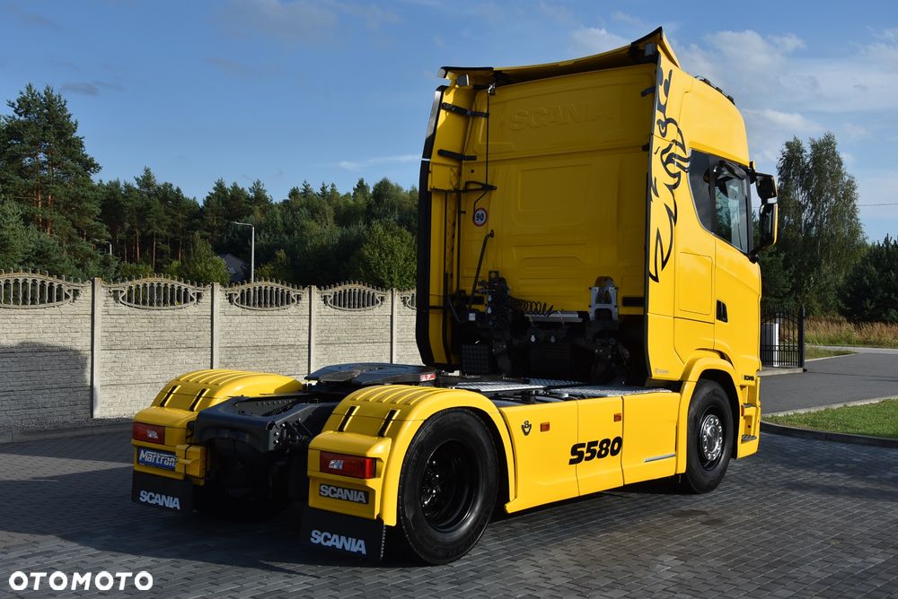 Scania S580 V8 !  / FULL OPCJA / CAŁA NA PODUSZKACH  / SKÓRA / FULL LED / HYDRAULIKA  / KLIMA POSTOJOWA  / FULL LED / STANDARD / RETARDER / FULL SERWIS ASO SCANIA ! Jak nowa ! ! - 8