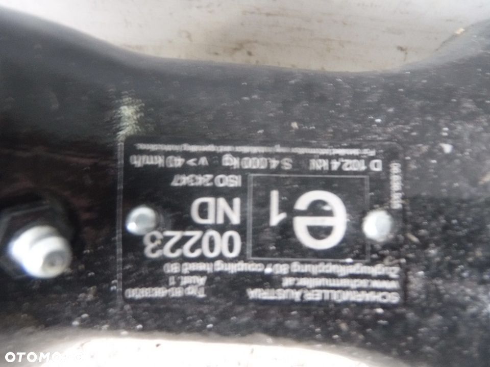 zaczep kulowy nowy  dyszel k80 scharmuller typ 80-603930 - 2