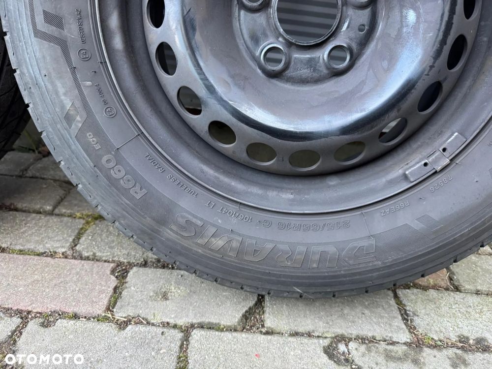 4x Opony koła letnie 215/65r16c 5x120 vw t5 t6 volkswagen transporter - 9