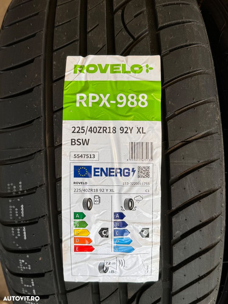 Vând anvelope 225/40/18 Rovelo noi de vară - 4