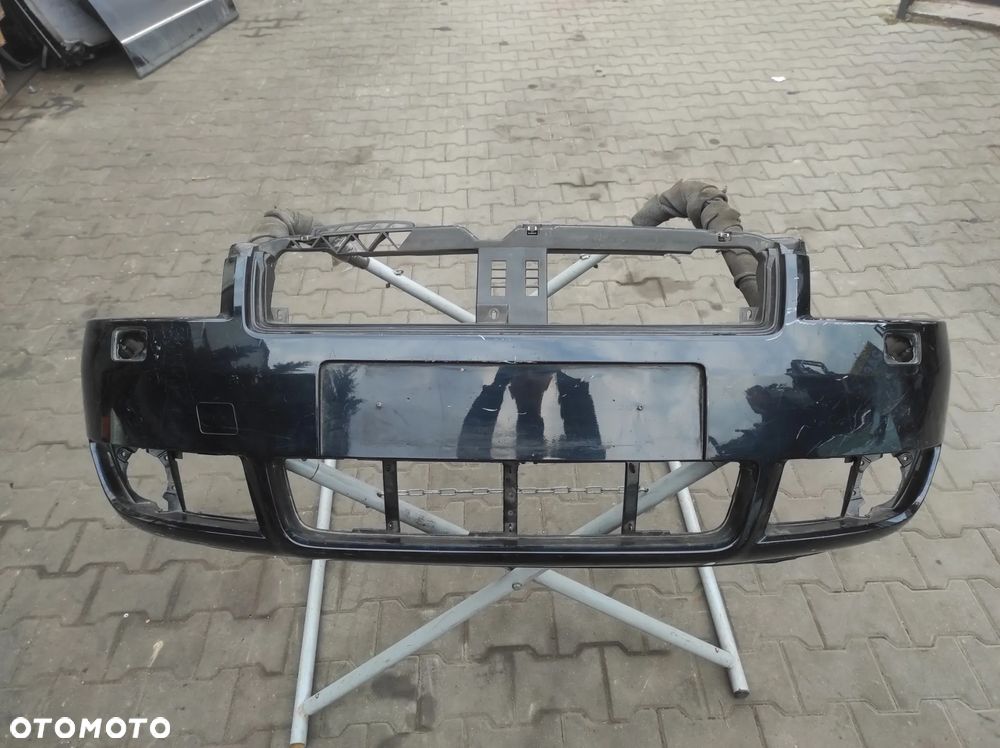 AUDI A4 S4 B6 CABRIO ZDERZAK PRZÓD PRZEDNI CZARNY SPRYSKI XENON WYSYŁKA !!! - 1