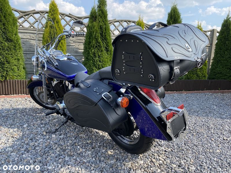 Kufer sakwy skórzane motocyklowe komplet - 8