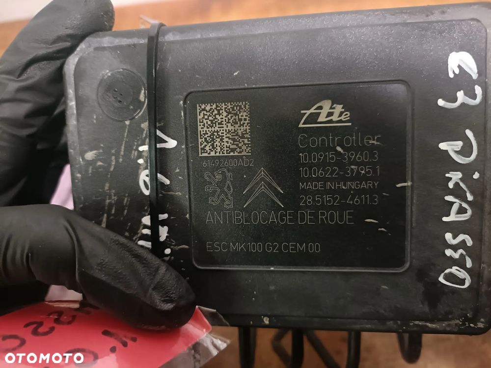 CITROEN C3 PICASSO 08-12 1,6 VTI pompa hamulcowa ABS 9810293180 * - 5