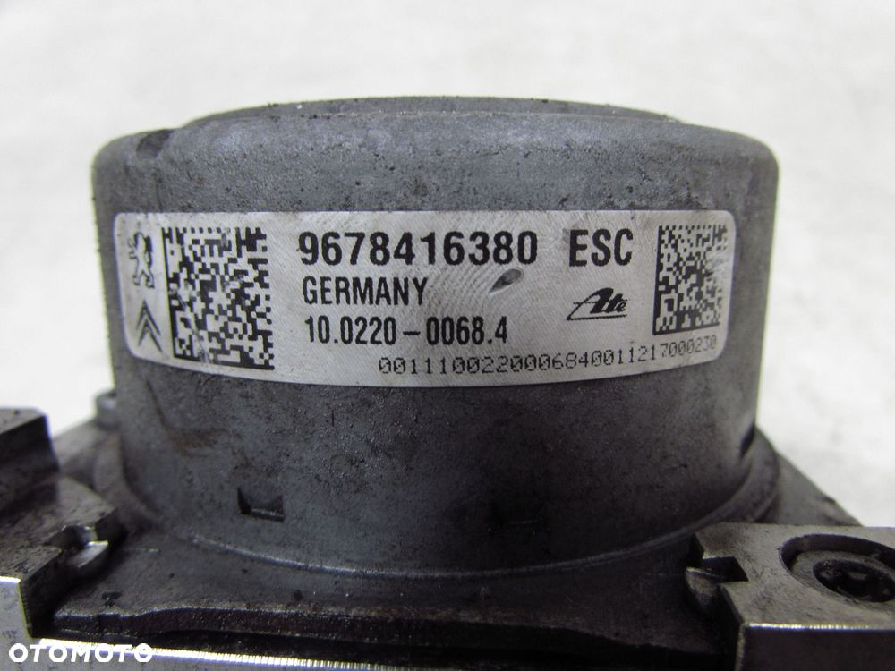CITROEN C3 II DS3 09-16 POMPA HAMULCOWA STEROWNIK ABS 9678416380 10.0915-11803 - 6