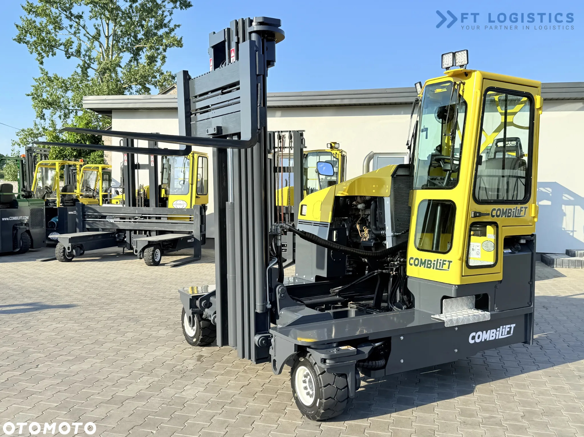 Combilift C5000 / DIESEL / TRIPLEX 6000MM / WOLNY SKOK / POZYCJONER WIDEŁ / WBUDOWANA WAGA / OGRZEWANIE / PEŁNA KABINA / STAN IDEALNY / zeroka oferta wózków czterokierunkowych i bocznych, dopasowanych do różnorodnych potrzeb i zastosowań - 19