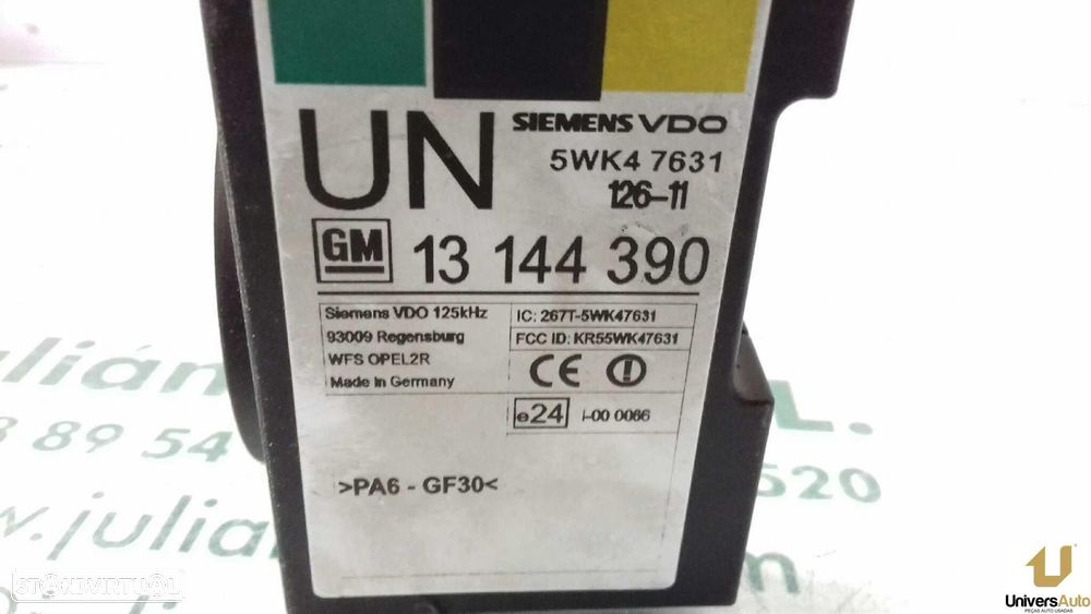 CENTRALINA IMOBILIZADOR OPEL CORSA C 2006 -13144390 - 1