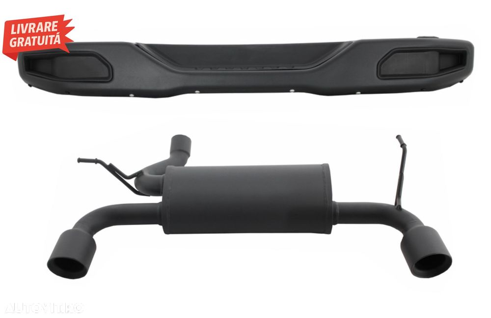 Bara Spate si Sistem de evacuare dubla Jeep Wrangler Rubicon JK (2007-2017)- livrare gratuita - 1