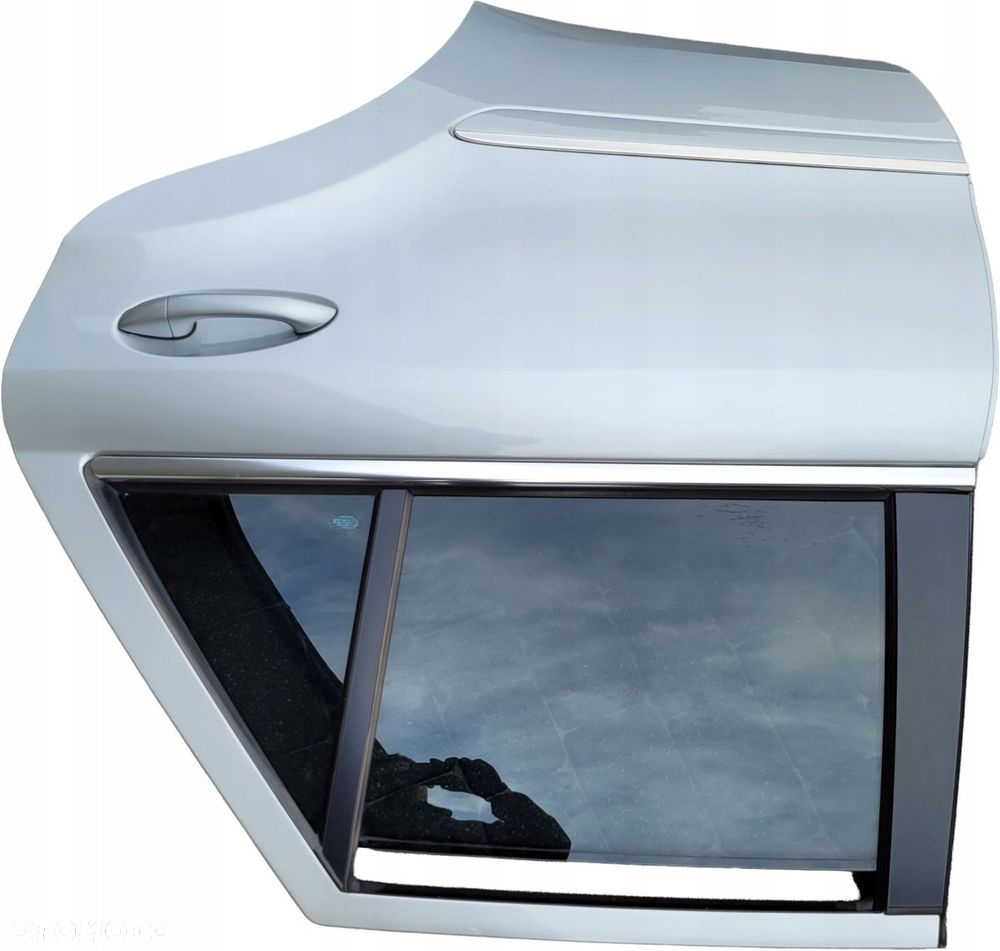 MERCEDES ML W164 LIFT DRZWI TYLNE TYŁ LEWE C775 SREBRNE KOMPLETNE - 8