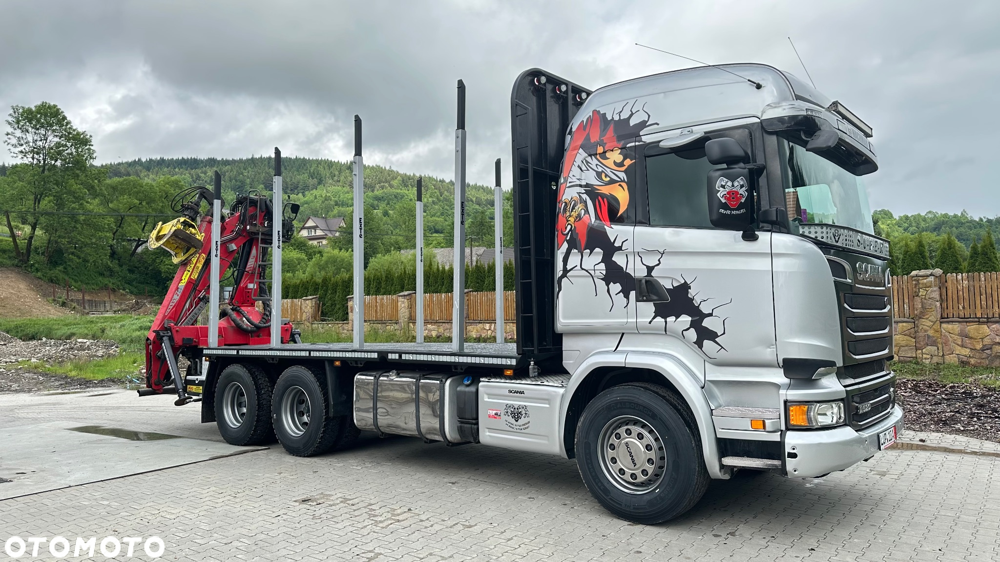 Scania R520 V8 Do drewna - 9