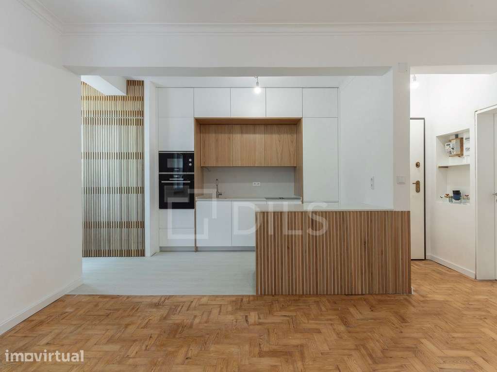 Apartamento T1+1 renovado próximo do Jardim de Santa Clara e do metro - Grande imagem: 5/20