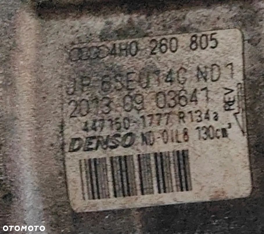 AUDI A8 D4 14r 3.0 TFSI SPRĘŻARKA KLIMATYZACJI 4H0260805 - 2
