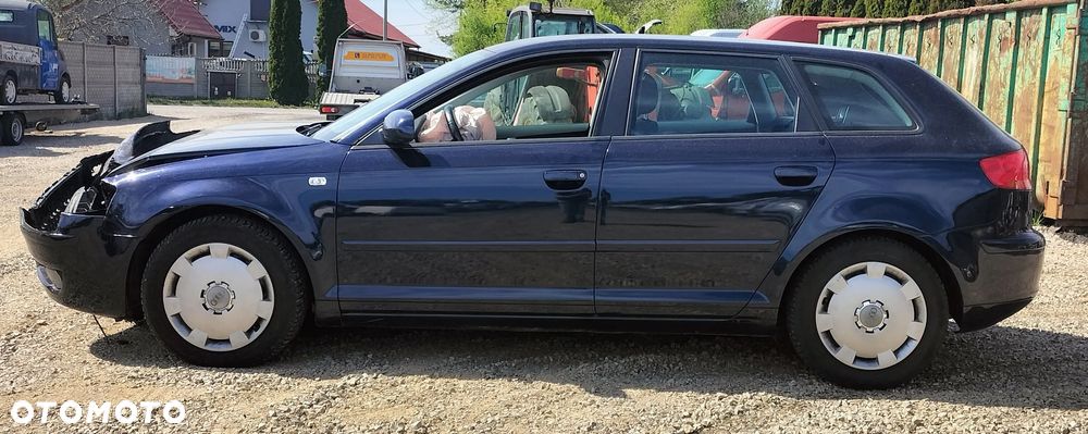 AUDI A3 8P 1.9 TDI 5D LZ5F DRZWI PRZÓD LEWY PRAWY ZDERZAK PRZÓD TYŁ KLAPA BELKA BŁOTNIK SZYBA LUSTERKO LAMPA CAŁY NA CZĘŚCI - 1