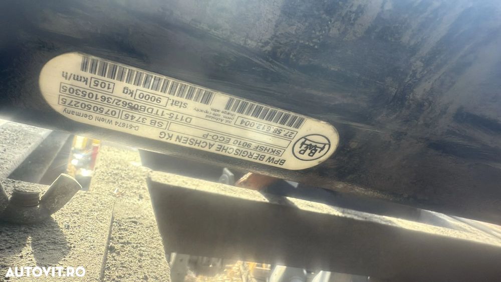 Axă OSII BPW ECO Plus BPW SKHSF 9008-15 ECO-P PLUS TSB3709 AXA Noua echipata 19.5 22.5 - 2