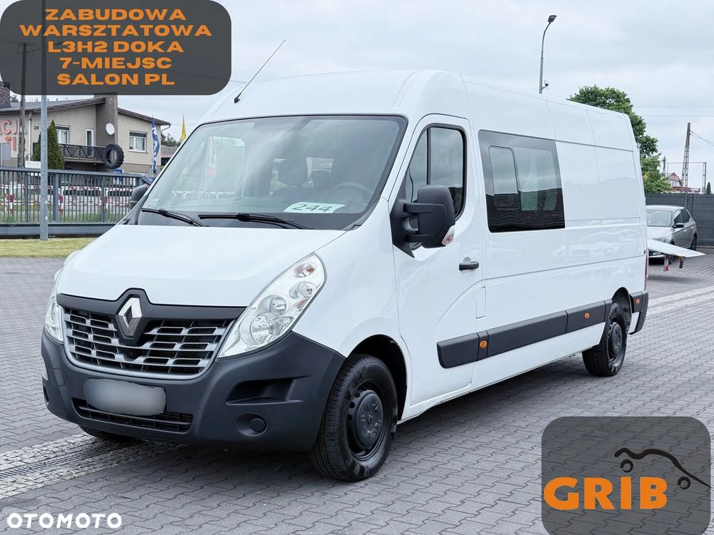 Renault Master 170 DCI L3H2 Doka Brygadówka 7-miejsc Maxi Salon PL - 1