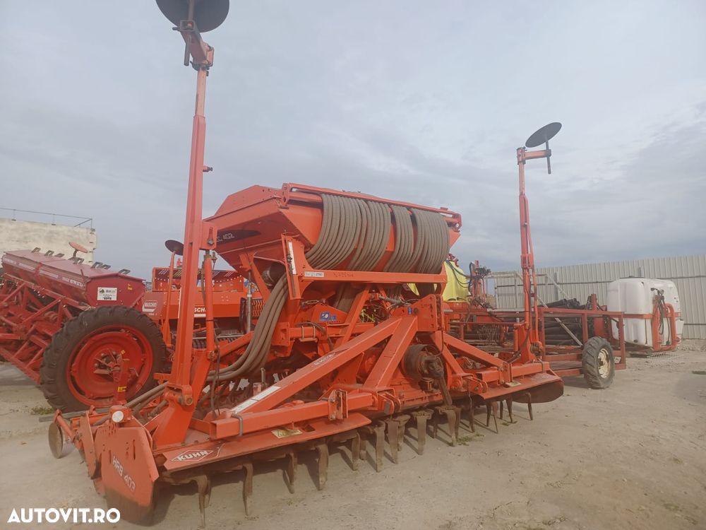Kuhn Semanatoare paioase KUHN + FREZA pregatire KUHN Hrb 403 - 4