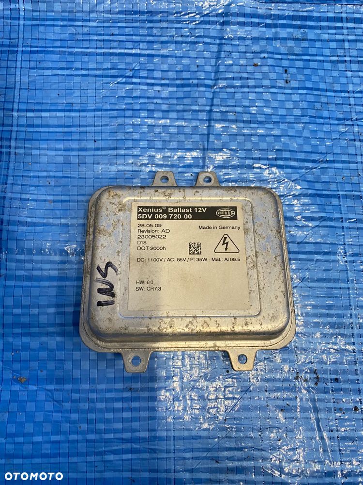 OPEL ASTRA J INSIGNIA A  5DV009720-00 PRZETWORNICA LAMP XENON BIXENON HELLA LEWA PRAWA ORYGINAŁ - 1