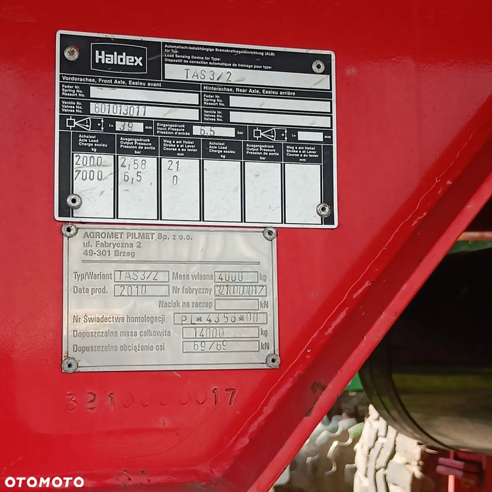Inny AGROMET PILMET TAS3/2 - 6