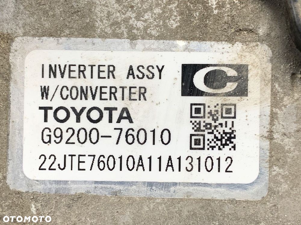 FALOWNIK INWERTER  LEXUS CT (ZWA10_) 2010 - 2022 200h (ZWA10_) 73 kW [99 KM] Hybryda silnik - 8