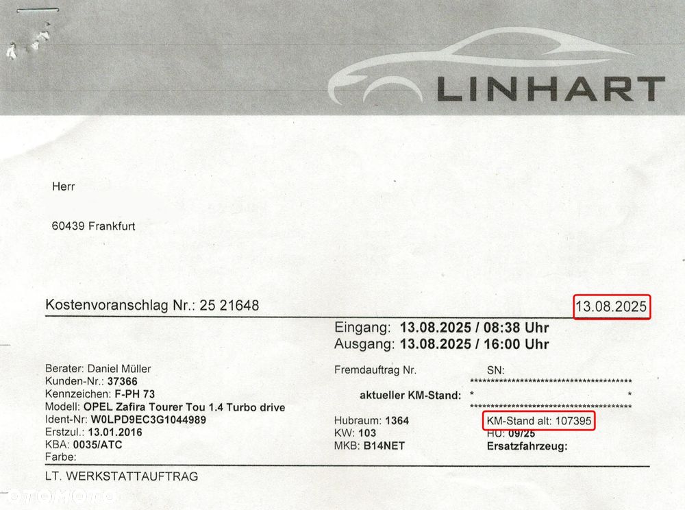 Opel Zafira 1.4 Turbo (ecoFLEX) Start/Stop Business Edition - 34