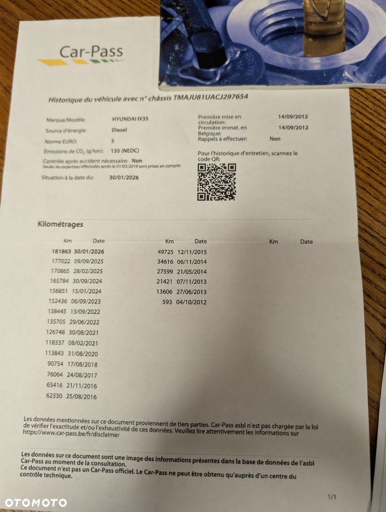 Hyundai ix35 1.7 CRDi 2WD blue Finale Silver - 25