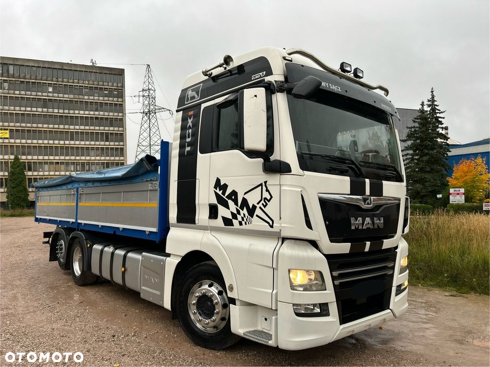 MAN TGX Tandem 1m burty TOP KOMPLET / ALUFELGI / zarejestrowany gotowy do pracy / przyczepa 18t / FULL OPCJA / 26.420 26.460 26.500 26.400 26.440 26.480 26.510 460 500 - 22