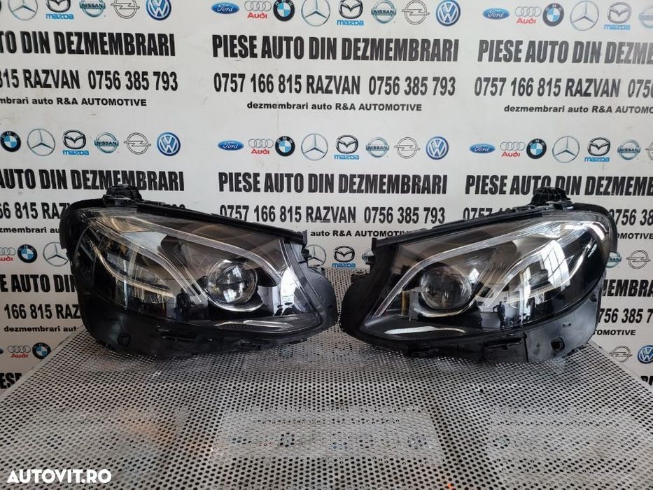 Faruri Far Stanga Dreapta Multibeam Full Led COMPLETE Mercedes E Class W213 Coupe W238 A238 C238 - 1