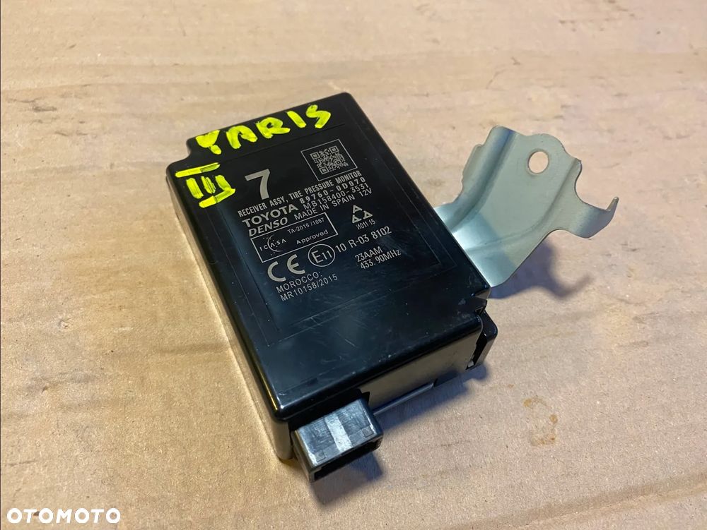 Moduł czujnik ciśnienia kół 89760-0D070 Toyota Yaris III 2019r OE - 1