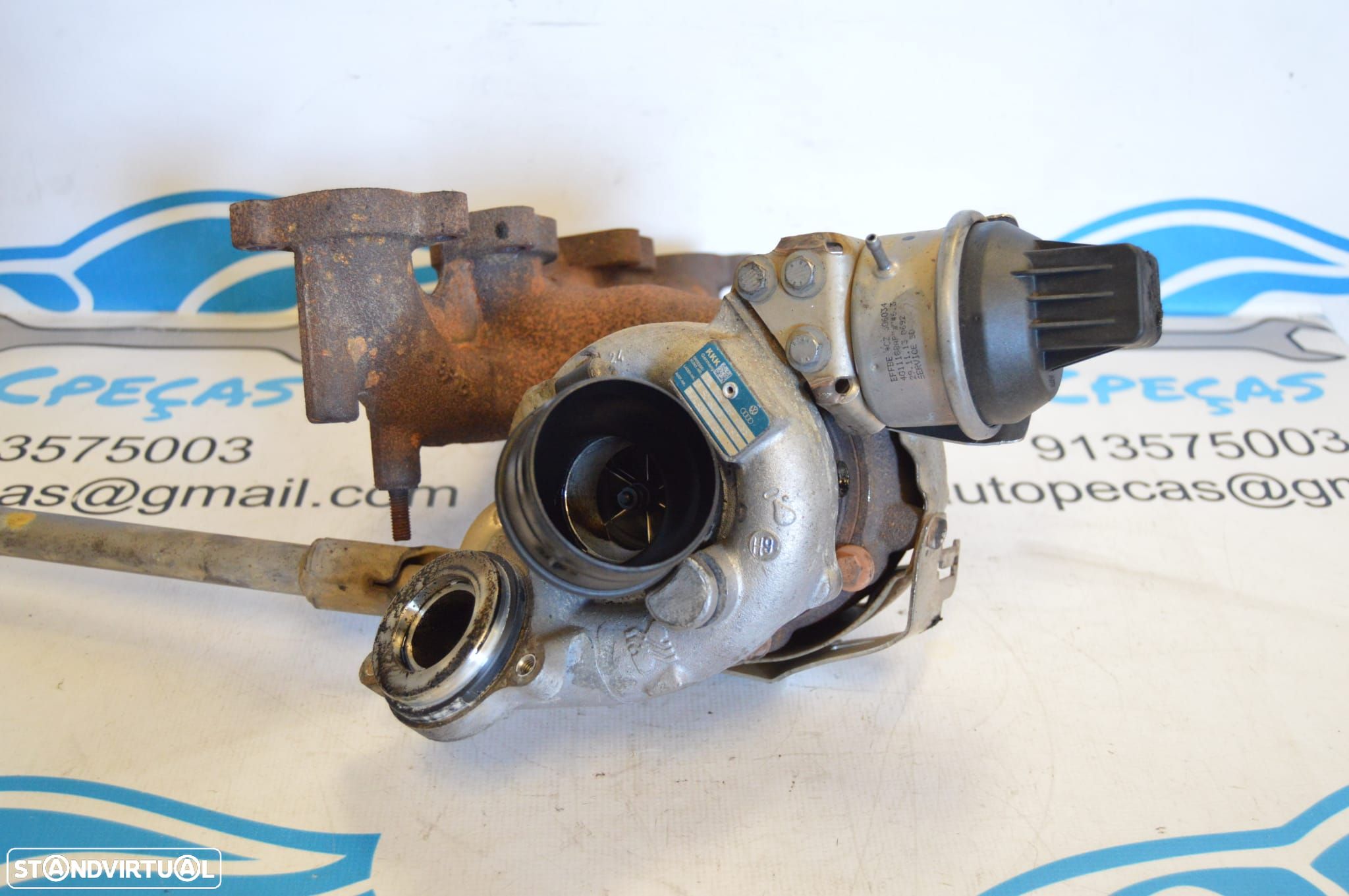 TURBO ORIGINAL 03L253016F 03L253016 50160036 00821 BV43B 0139 VW VOLKSWAGEN PASSAT B6 2.0 TDI 16V 140CV CBA CBAB - 1