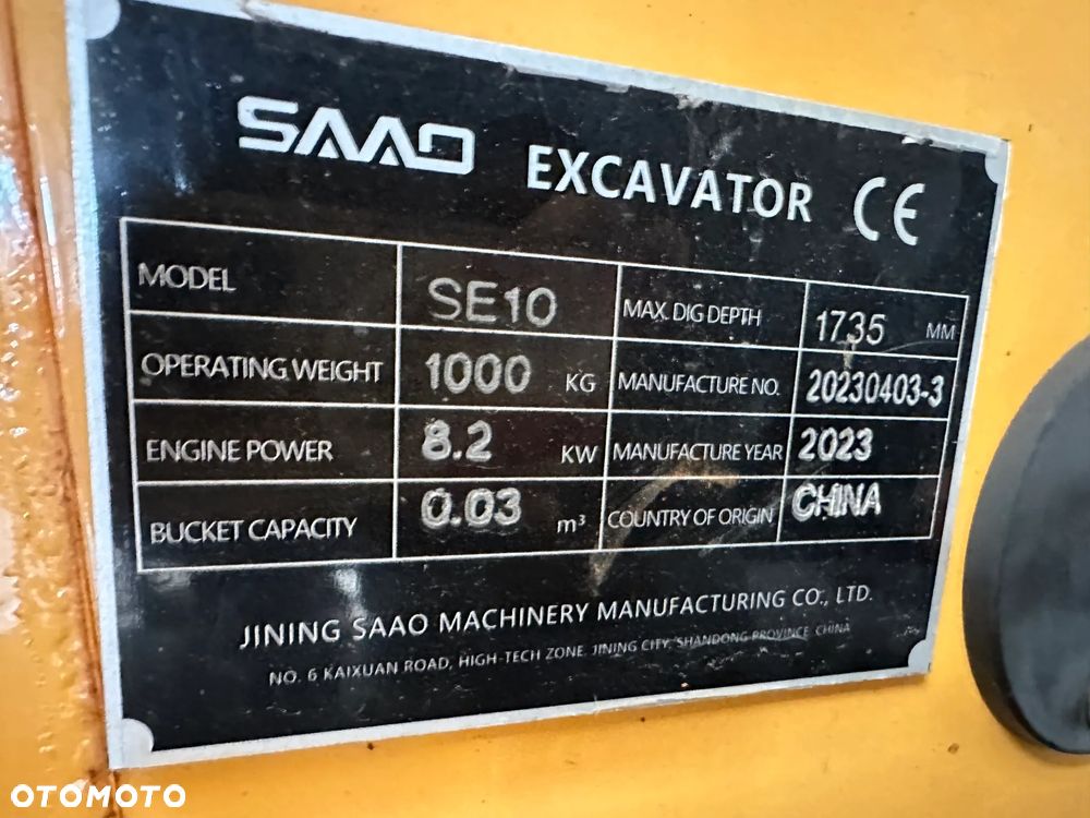 Inny NOWA MINIKOPARKA SAAO SE10 - 10