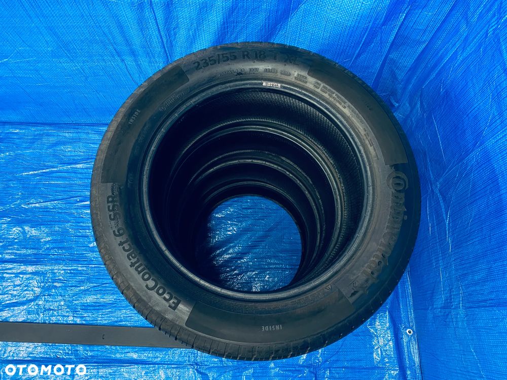OPONA 18 OPONY LETNIE LATO KOMPLET OPON 4SZT CONTINENTAL ECOCONTACT 6 SSR 235/55R18 104T BIEŻNIK 5,2MM  ROCZNIK 2023 - 7