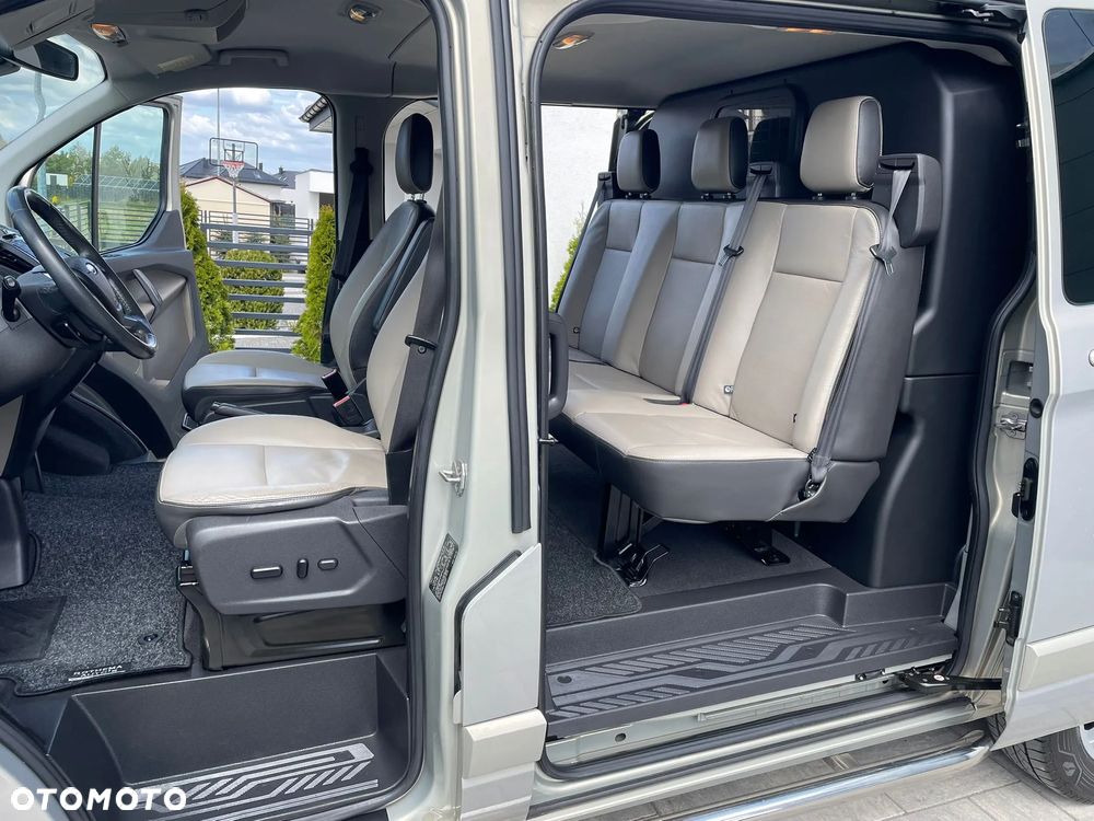 Ford TRANSIT CUSTOM Klima Navi Kamera Grzane Fotele 2xDrzwi Boczne Skóry Dubel Kabina Tempomat 2xPdc Rury - 13